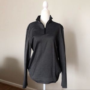 Alfani Grey zip up pull over sweater top